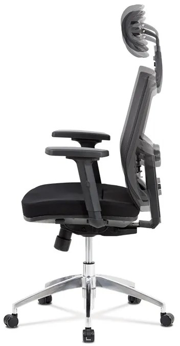 Autronic BONTEC Kancelárska stolička, synchrónny mechanizmus, čierna sieťovina, KA-B1083 BK Farba: Čierna