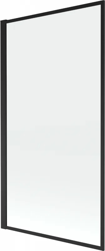 Mexen ALEX, vaňová zástena, 1-krídlo FIX, 70x140 cm, vzor čierny rám, 893-070-000-70-70