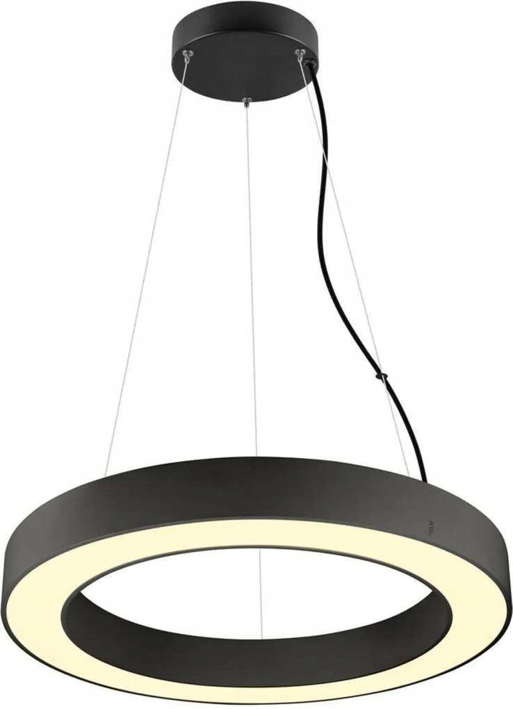 Závesné svietidlo Slv Medo Ring 60 čierne 26W 3750lm Dali Cct