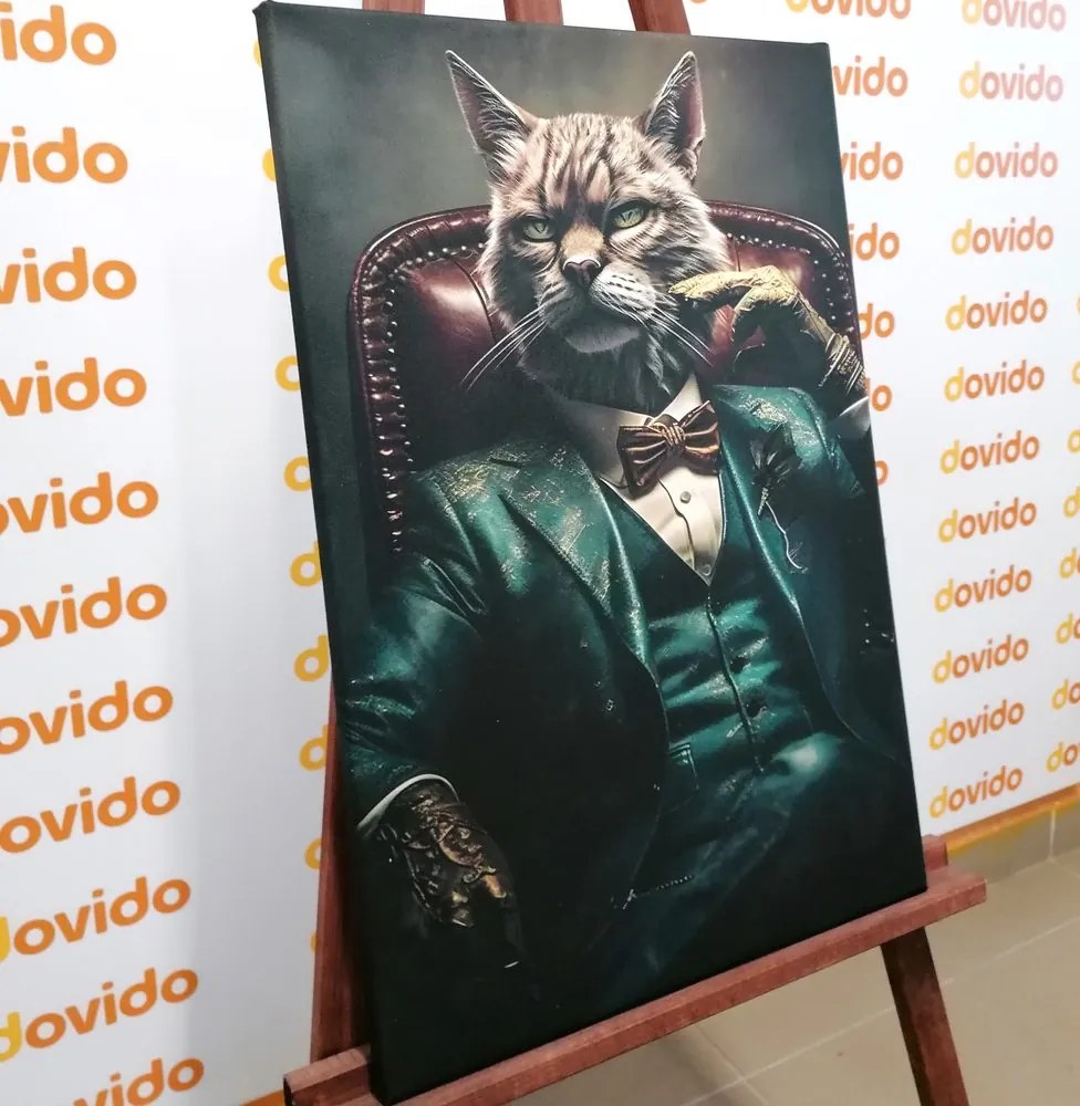 Obraz zvierací gangster kocúr