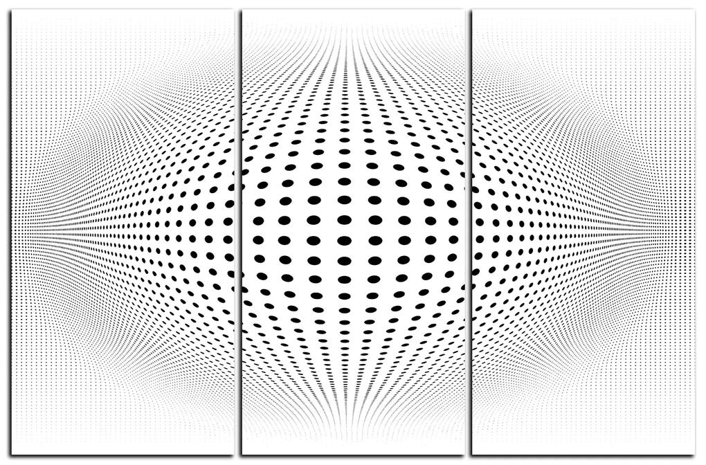 Obraz na plátne - Abstraktná geometrická sfera 1218B (120x80 cm)