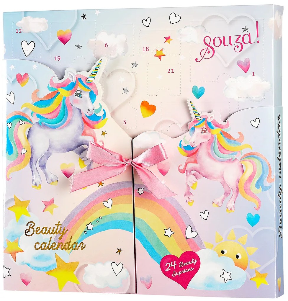 Souza! – Adventný kalendár krásy s jednorožcom