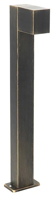 Priemyselná vonkajšia stojaca lampa starožitné zlato 65 cm IP44 - Baleno