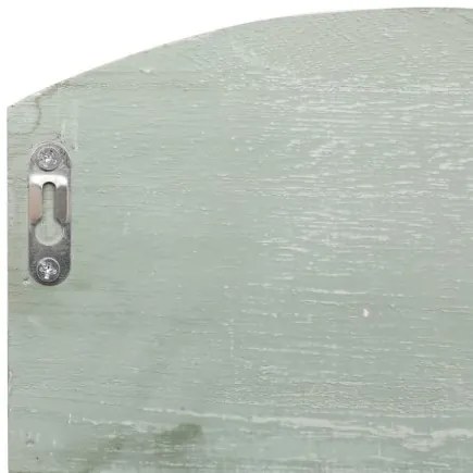 vidaXL Nástenný vešiak zelený 50x10x34 cm drevený-