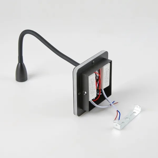 Brilagi - LED Flexibilná nástenná lampa MAYA Double LED/4W/230V + LED/3W čierna