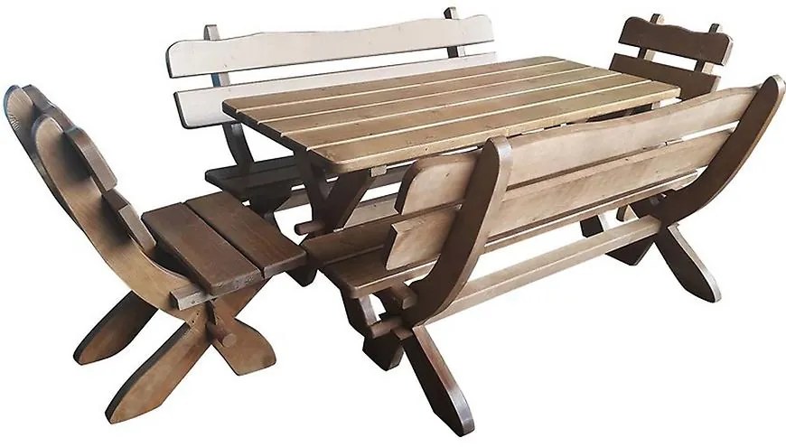 Záhradný komplet B115 dub