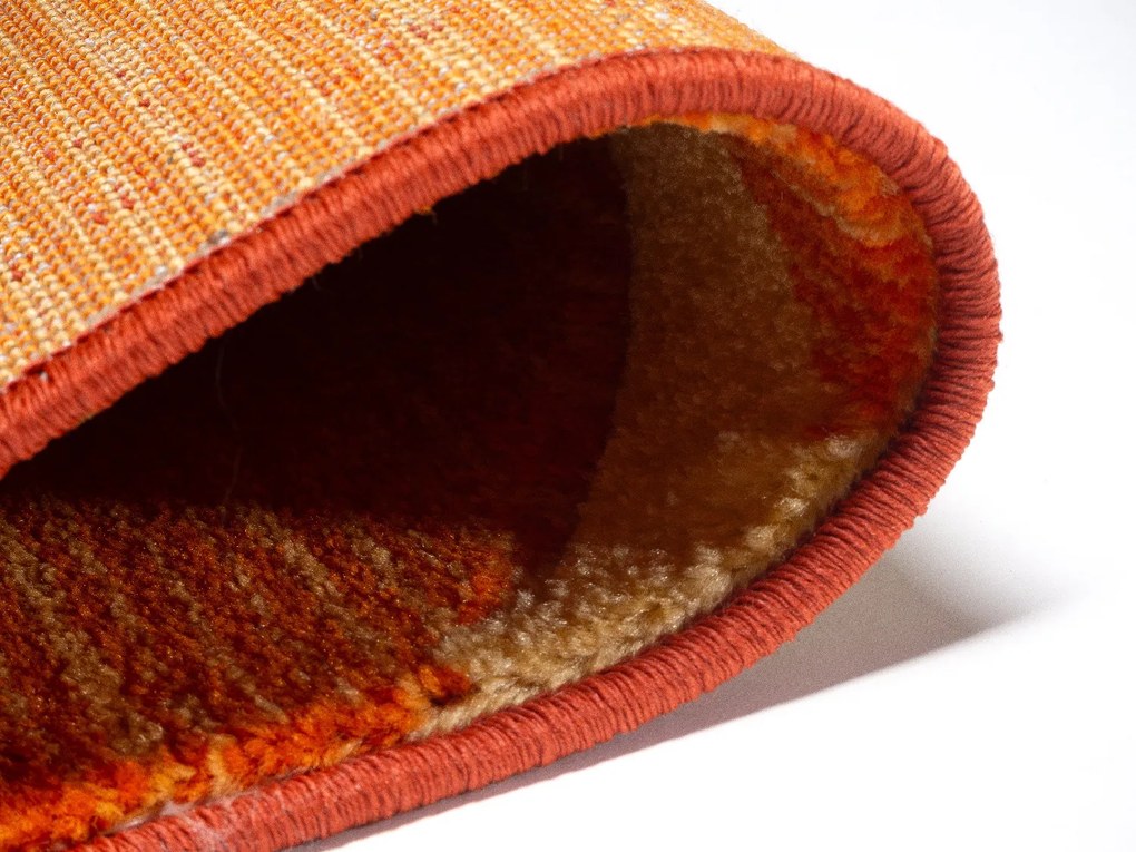 Spoltex, Kusový koberec Florida orange 9828, 120x170, oranžová, chodba / predsieň