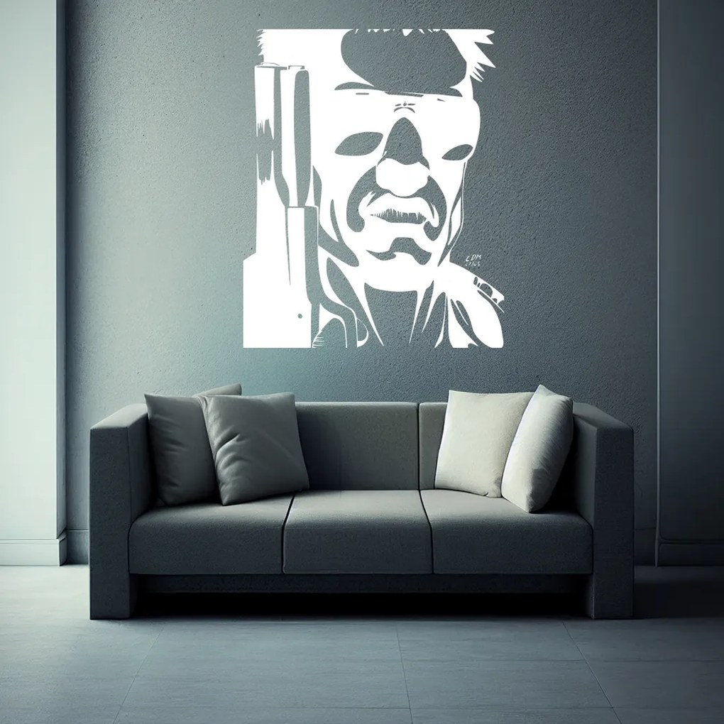 Veselá Stena Samolepka Terminátor Farba: fialová, Veľkosť: 60 x 73 cm