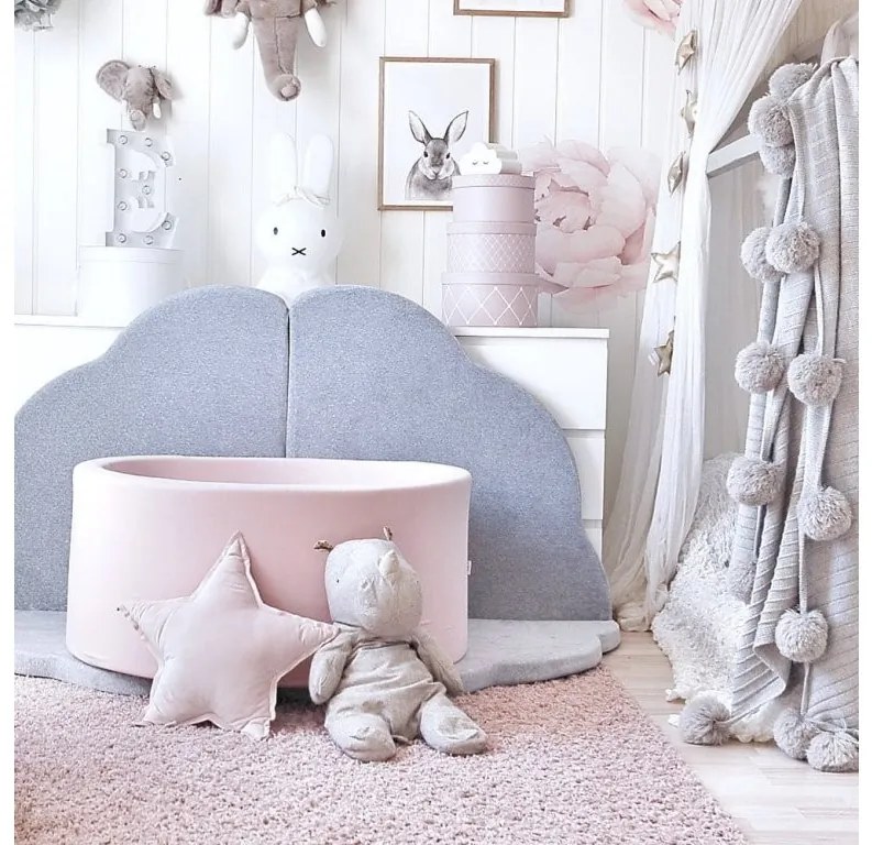 Penová hracia podložka mráčik: ružová