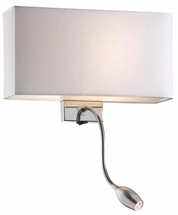 Ideal Lux - Nástenné svietidlo 1xE27/60W/230V + 1x1W/LED