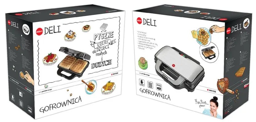 ELDOM Vaflovač WA100S DELI ELDOM 1000W