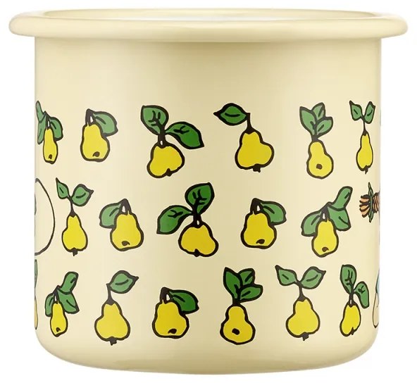 Hrnček Pippi Fruits 0,37l, smalt / žltý