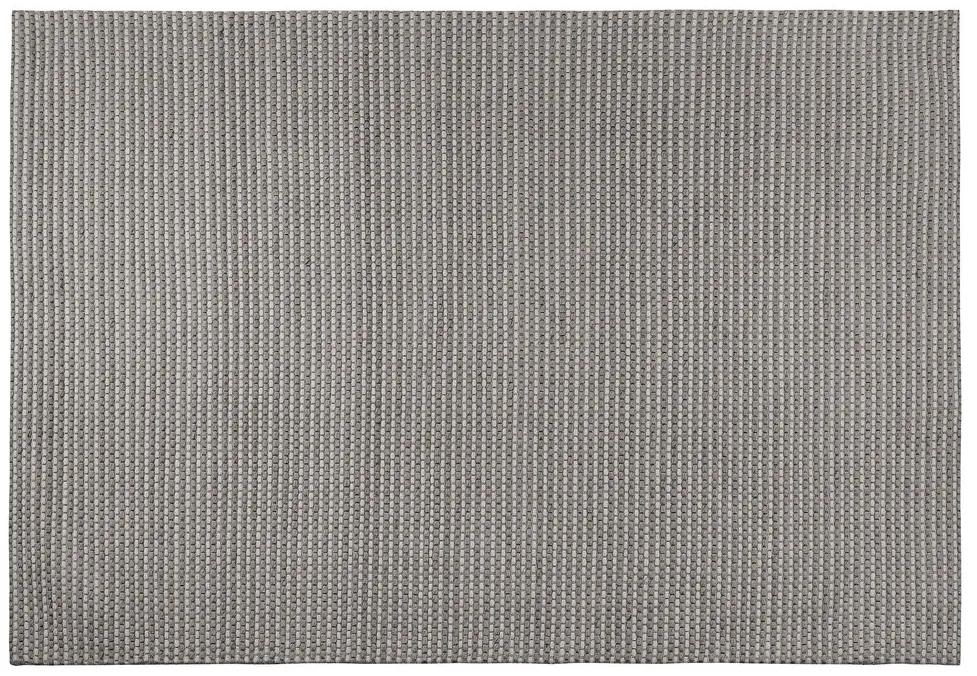 Vlnený koberec 140 x 200 cm tmavosivý KILIS Beliani