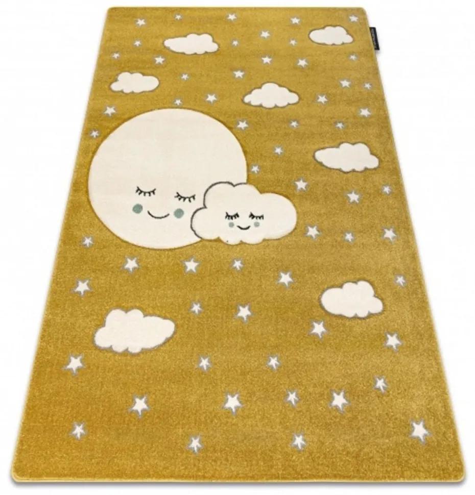 *Detský kusový koberec Mesiac žltý 160x220cm