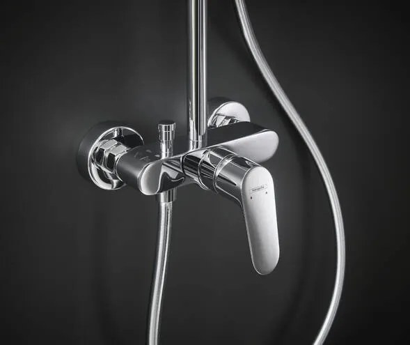Hansgrohe Crometta E, Showerpipe 240 1jet s pákovou batériou, chróm, HAN-27284000