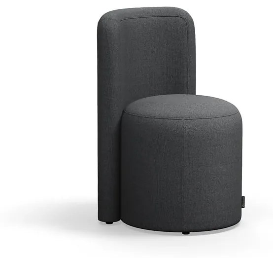 Taburet VARIETY, s operadlom, látka Blues CSII, antracit