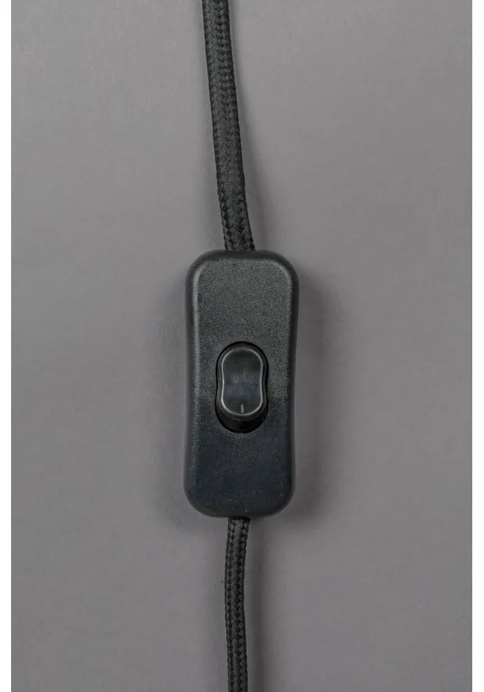 Čierno-biela stolová lampa s textilným tienidlom (výška 62 cm) Elon – Dutchbone