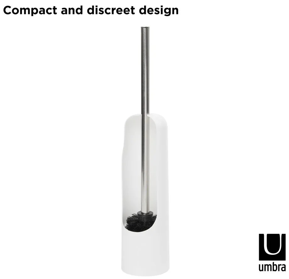 Biela plastová WC kefa Touch - Umbra