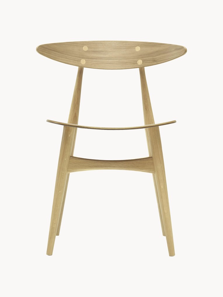 Drevená jedálenská stolička z dubového dreva CH33T