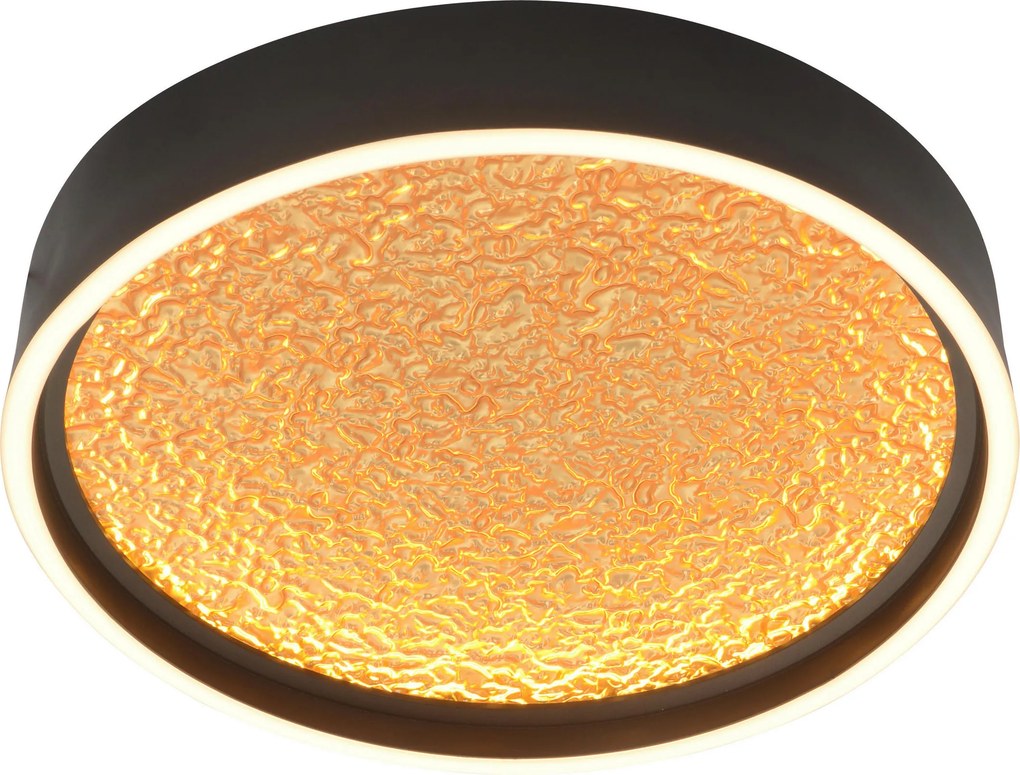 XXXLutz STROPNÉ LED SVIETIDLO, 40/40/6.5 cm - Interiérové svietidlá - 003575005801