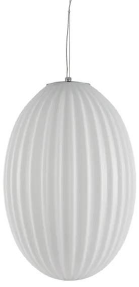 Luster na lanku BRAGA 1xE27/60W/230V biela