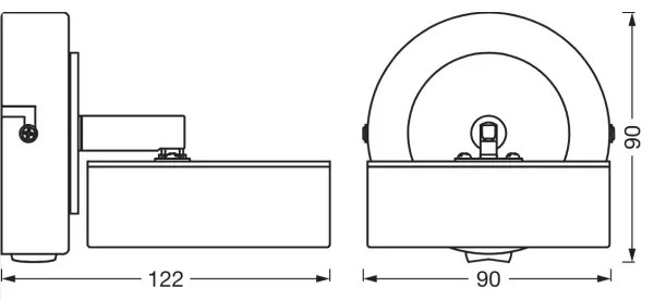 Ledvance - LED Bodové svietidlo DECOR PLUTO LED/4,8W/230V