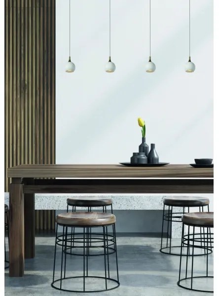 Lucide 09434/04/31 - Luster na lanku FAVORI 4xGU10/5W/230V biela