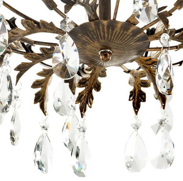 ONLI - Stropné svietidlo TERESA 3xE14/6W/230V bronzové