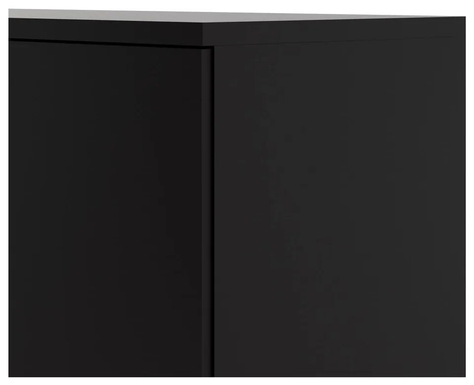 Čierna komoda 176x90x49 cm Roomers – Tvilum