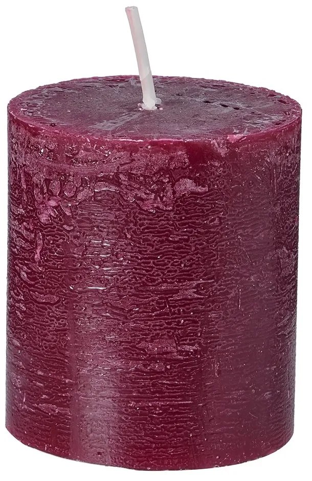 RUSTIC Sviečka 8 cm - vínová