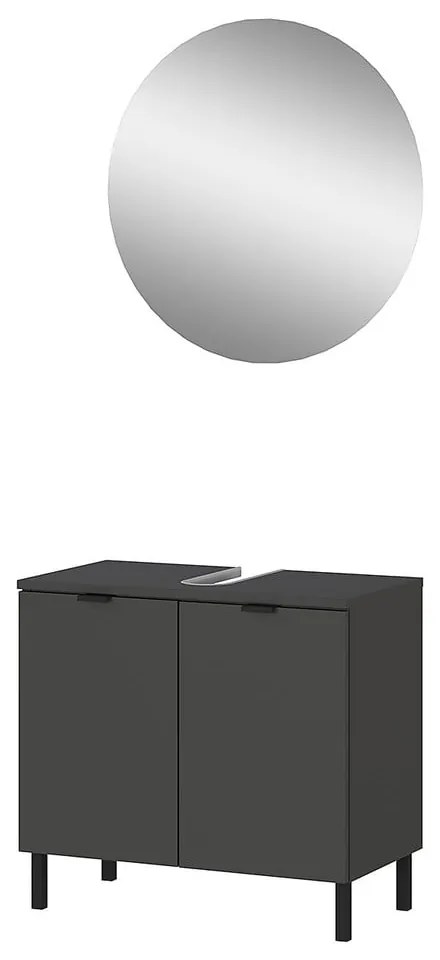 Antracitová kúpeľňová zostava Arcena – Germania