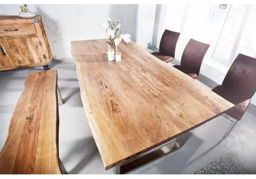 Jedálenský stôl 35943 160x90cm Masív drevo Acacia-Komfort-nábytok
