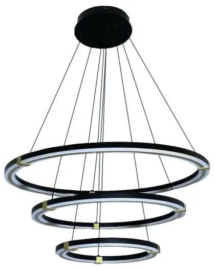 LED Stmievateľný luster na lanku LED/235W/230V 3000-6500K + diaľkové ovládanie