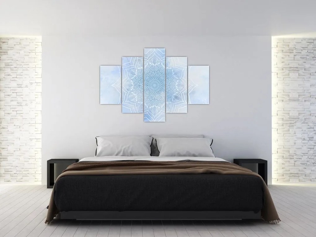 Obraz - Zimná mandala (150x105 cm)