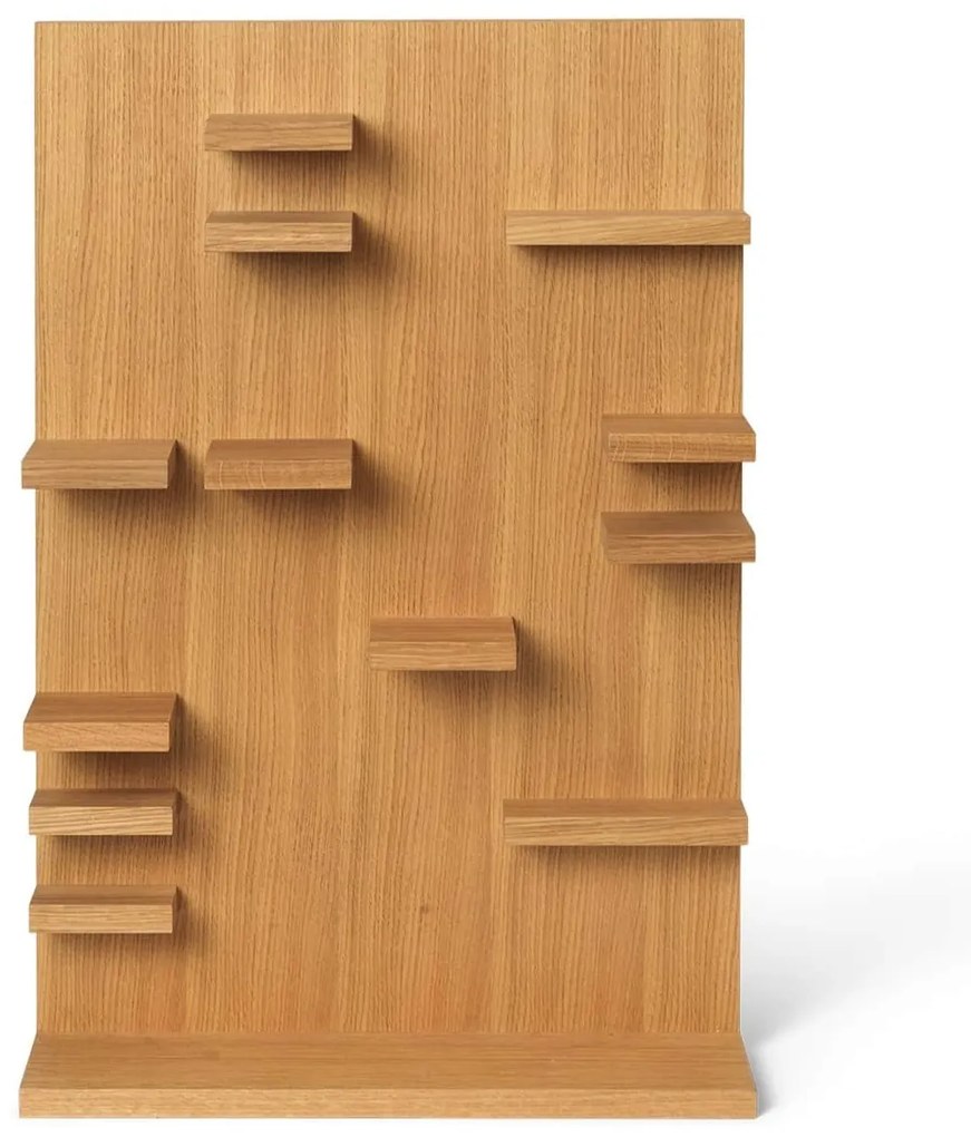 Ferm Living Nástenná polica Parade Oiled Oak 60 cm