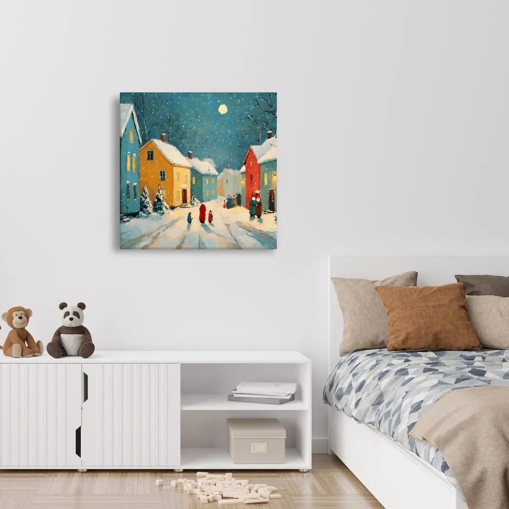 Obraz pokojná vianočná noc