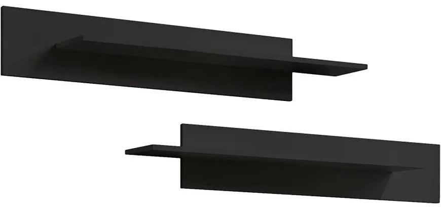 Polička Mix 23 čierna