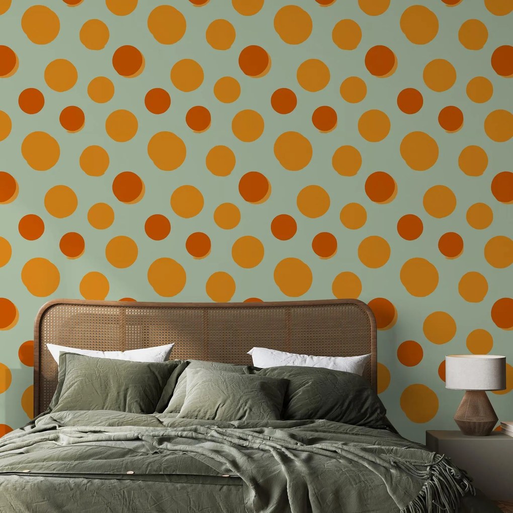 Fototapeta - Retro bodky (147x102 cm)