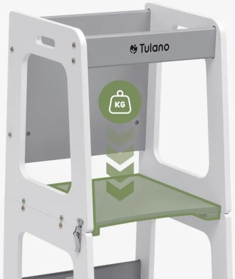 Učiaca veža 3v1 Mooby 35 sivá