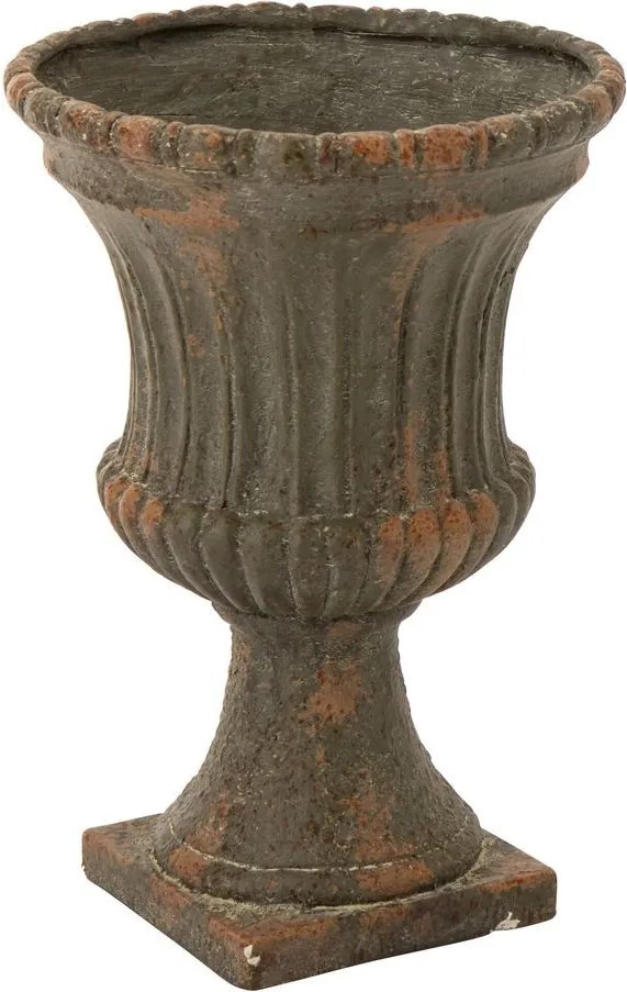 Zelený antik kvetináč Antiqou French - Ø 40*56 cm