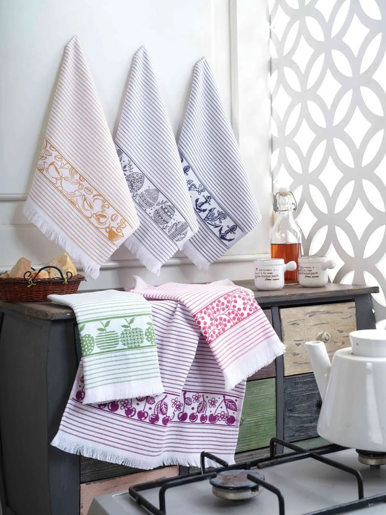 Súprava uterákov UMPASO I 6 ks 40x60 cm mix farieb