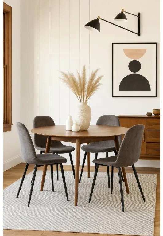 Noela Menčestrová jedálenská stolička MARIE šedá