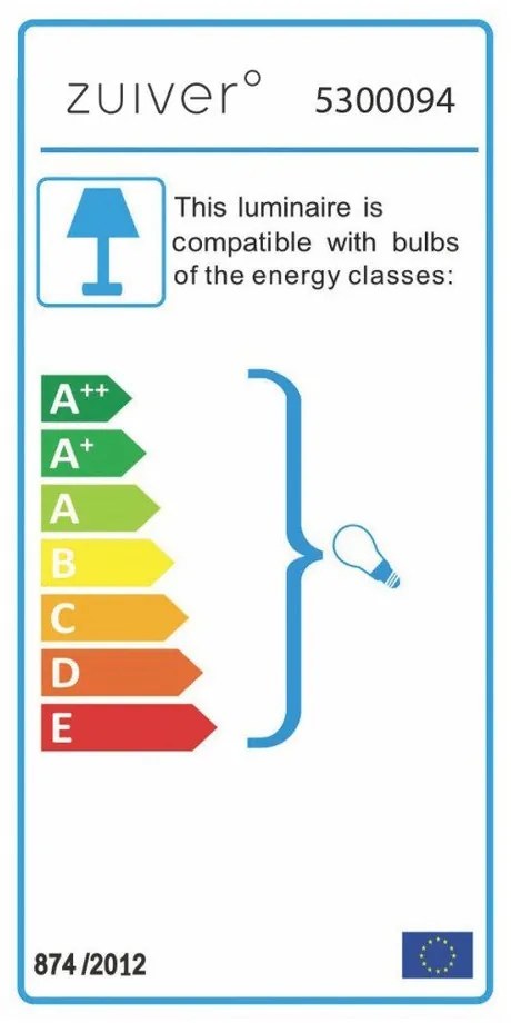 Sivé stropné svietidlo Zuiver Pendant