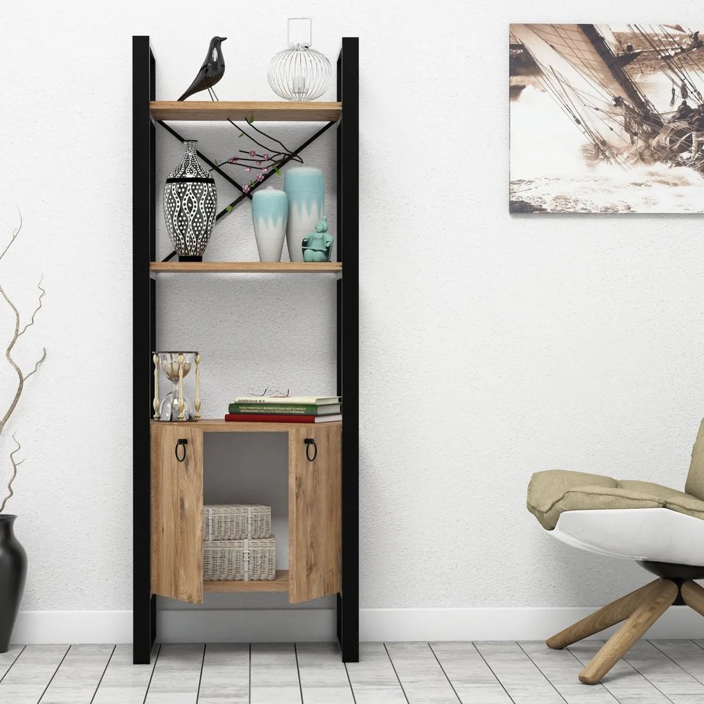 Regál Milano čierny