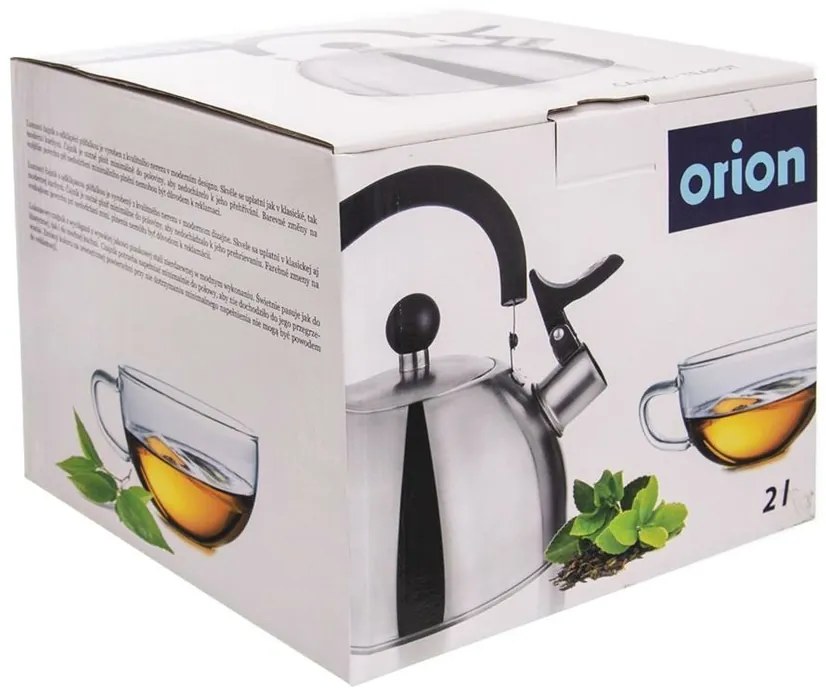 Orion Čajník nerez MATT 2 l, 2 l