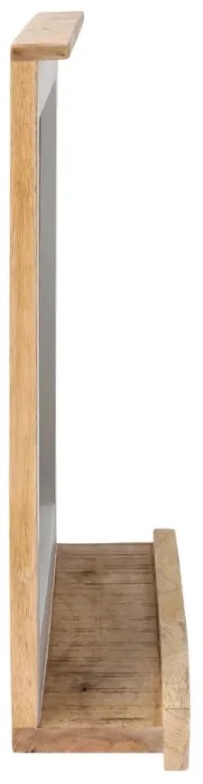 furniture-nabytek.cz - Masívne kúpeľňové zrkadlo Pune z mangového dreva, lakované, viacfarebné – 70×15×76 cm
