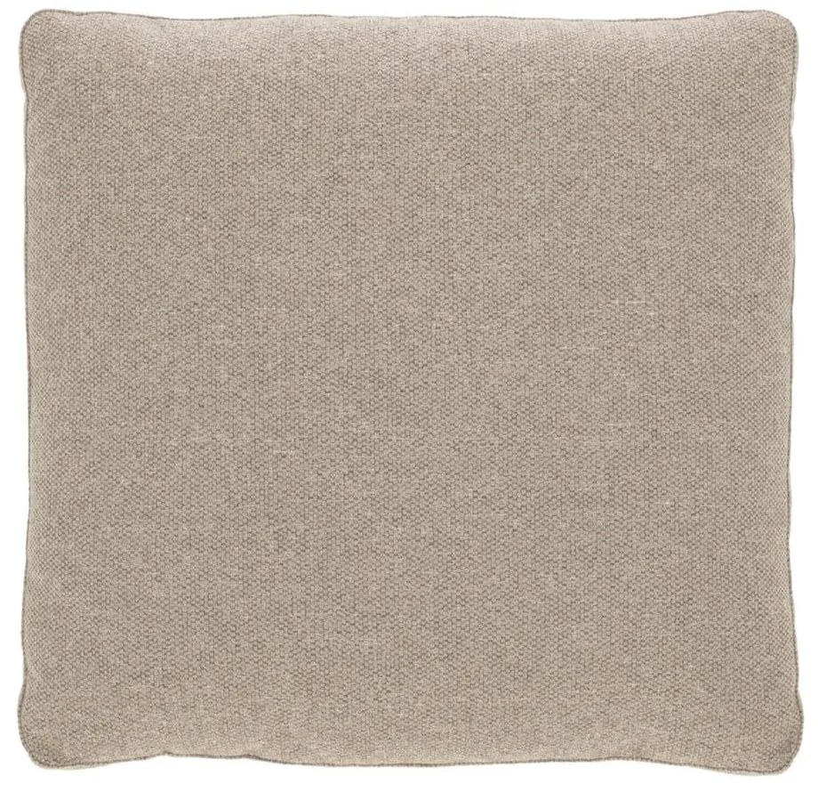 Béžový ženilkový vankúš na gauč Blok – Kave Home