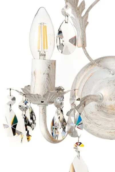 ONLI - Nástenné svietidlo TERESA 2xE14/6W/230V biela