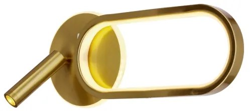 LED Nástenné svietidlo MONET LED/13W/230V + LED/2W 3000/4000/6000K zlatá