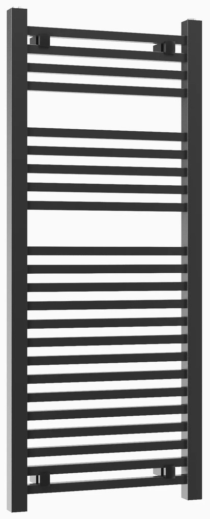 Gamma Erga Proper, vykurovacie teleso 1200x450 mm, 650W, čierna, ERG-LAV-PROP-12045-BK